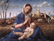 BELLINI, Giovanni Madonna of the Meadow (Madonna del prato) gh china oil painting reproduction